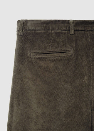 Corduroy chino trousers