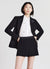 Shorts eleganti vita simil satin