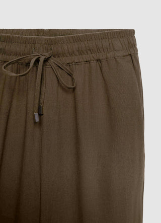 Linen jogger trousers