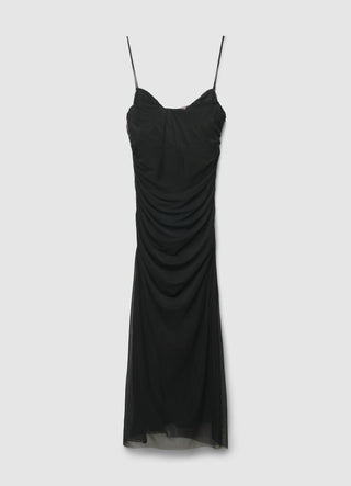 Abito lungo in tulle