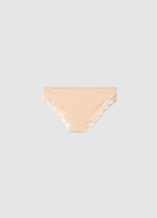 Pack of 3 briefs with lace trim