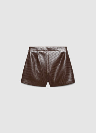 Hose-Rock mit geflochtenem Design