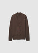Cardigan doppiopetto con collo sciallato - S