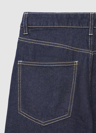 Jeans wide leg a vita alta