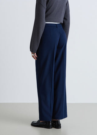 Pantaloni palazzo con vita elasticizzata