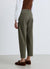 Pantalon chino avec ceinture tressée