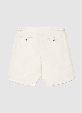 Linen blend bermuda shorts
