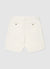 Linen blend bermuda shorts