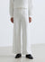 Palazzo sweatpants with a shimmering drawstring effect