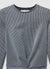 T-shirt a costine con nodo