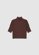 Maglia con collo cratere e maniche a 3/4 - XS/S