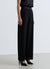 Pinstriped palazzo trousers with sequins