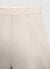 Plain-colour linen Bermuda shorts