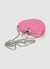 Mini bag a cuore con strass