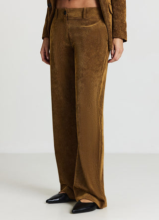 Pantaloni palazzo tessuto a righe