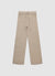 Long palazzo gym trousers with braided drawstring