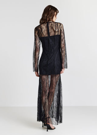 Long lace dress
