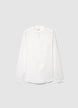 Chemise col mao avec demi-patte de boutonnage - XXL