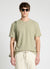 T-shirt a tinta unita con texture