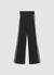 Leggings lunghi a zampa con inserto in pizzo