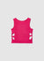 Top crop con cut-out laterali a tinta unita