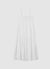 Gauze ruffle long dress