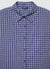 Camicia a quadri con taschino e colletto classico