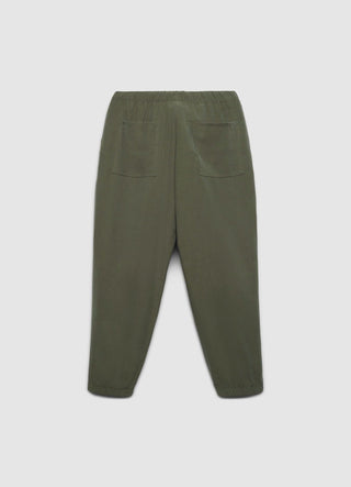 Pantaloni jogger con coulisse e tasche applicate