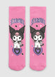 Rutschfeste Socken mit Kuromi-Print - 8-9