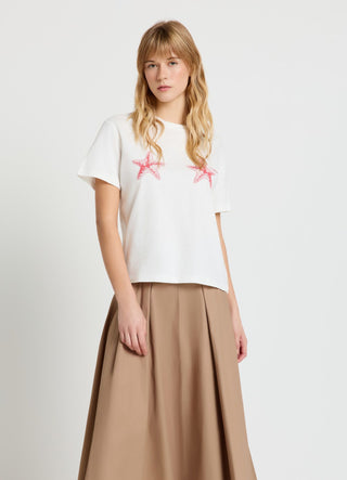 T-shirt with sea print