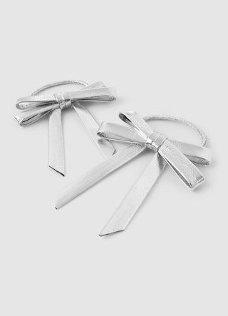 Pack of 2 hair elastics with bows