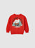 Sweat-shirt col rond avec imprimé aventure