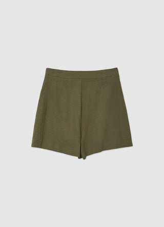 Gonna pantalone tinta unita