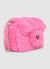 Mini bag with faux fur effect and chain strap