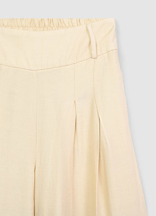 Wide palazzo trousers with belt
