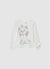T-shirt a maniche lunghe con strass Marie