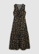Vestito lungo fantasia fogliame - XS