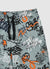 Pantaloncini ginnici con stampa graffiti all over