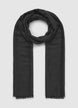 Sciarpa pashmina tinta unita con frange - TU