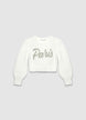 Crop-Top mit Strass-Schriftzug - 4-5