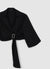 Crop-Shirt mit Schnalle
