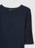 T-shirt a costine a tinta unita