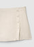 Skort with side buttons