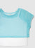 T-shirt doppio strato con inserti a rete