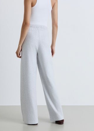 Pantaloni ginnici palazzo tinta unita