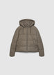Short padded jacket with hood - XS