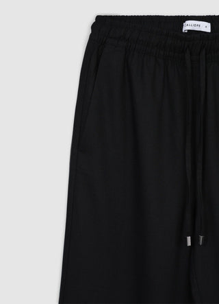 Linen-blend jogger