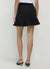 Tweed skirt with flounce
