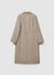 Cappotto monopetto a quadri