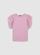 T-shirt maniche volant - XS